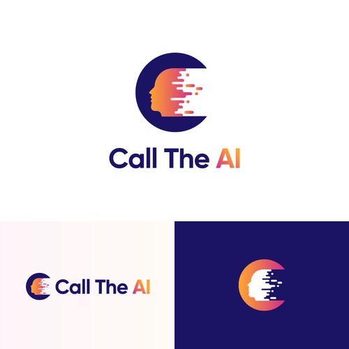 AI Communication Logo Design by oneeightdesigns