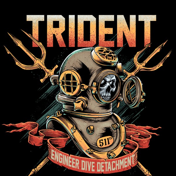 trident t shirt design