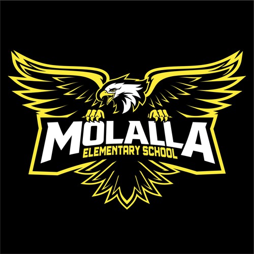 Molalla Elementary School Eagle Logo Design by indraDICLVX