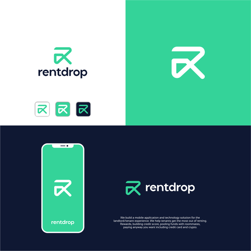 Company logo for next generation rent payment application Design by zudsign