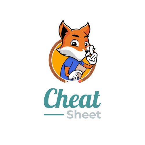 Unique descriptive combo mascot Logo that embodies the action of cheating on a test & shortcuts Design von DevDevit   ★ ★ ★ ★ ★