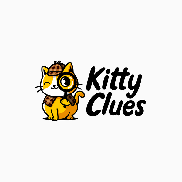 Diseño de PatricioDesigns titulado "Kitty Clues logo design"