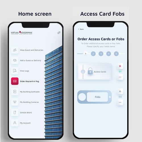 App redesign Design by MercClass