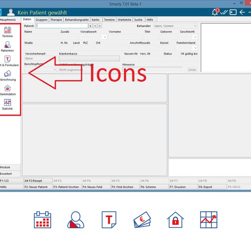 Create 22 software icons for medical software Design by JhEign