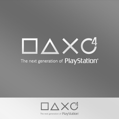 Community Contest: Create the logo for the PlayStation 4. Winner receives $500! Design by eLaeS