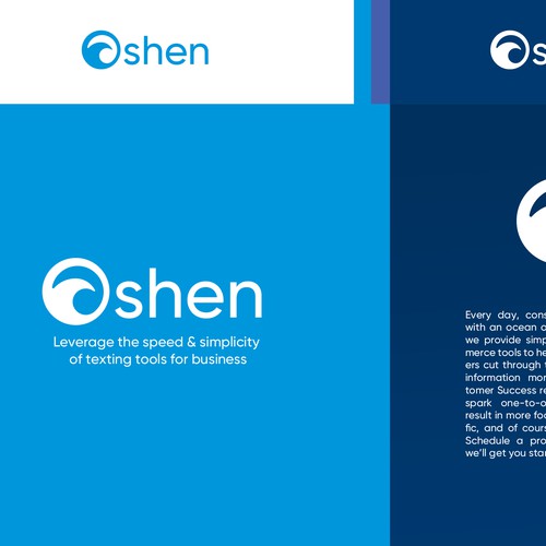 OSHEN LOGO Design by Light and shapes