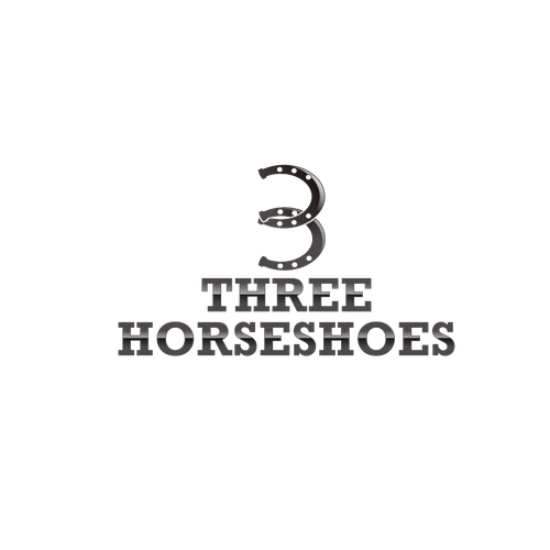logo for Three Horseshoes Logo design contest