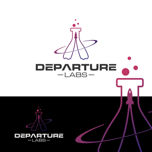 Space Exploration themed Logo for Experimental Software Studio Design by Riv26