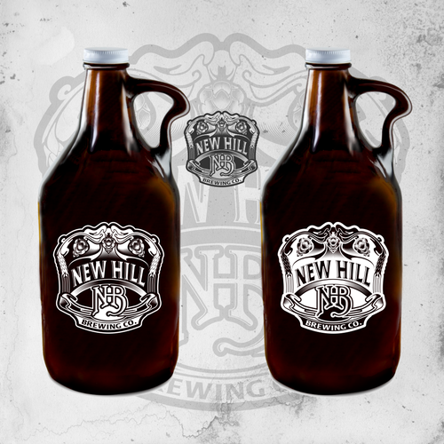 Blend sophistication with edge to create attention grabbing logo for New Hill Brewing Co. Design by DataDesign99d