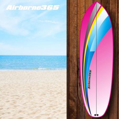 Surfboard Style Skate Deck Design Design by B'NY503