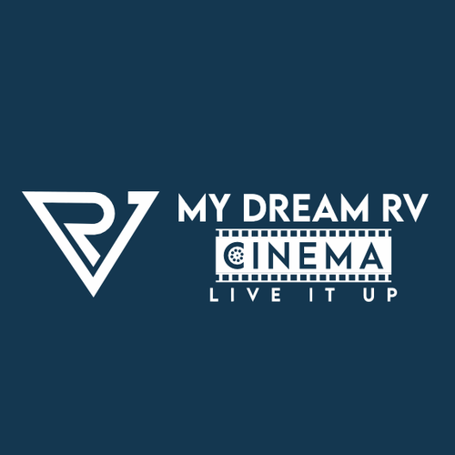 RV COMPANY EXPANDS INTO MOVIES AND PRODUCTION . NEED TO BLEND TO EXISTING LOGO Design by H4m1H02