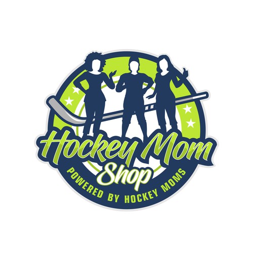 Help Power these Hockey Moms with "Kickazz" logo Design by brint'X