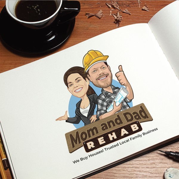 Diseño de rivansyam titulado "Mom and Dad Rehab Logo"
