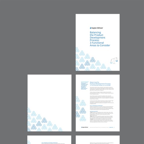 Layout white paper in InDesign | Other design contest