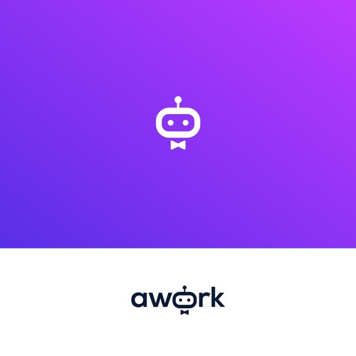 New logo for AI-based productivity software "awork" Diseño de Angela Cuellar