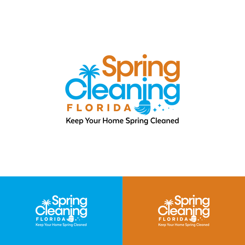 Spring Cleaning Florida Logo Design by onder