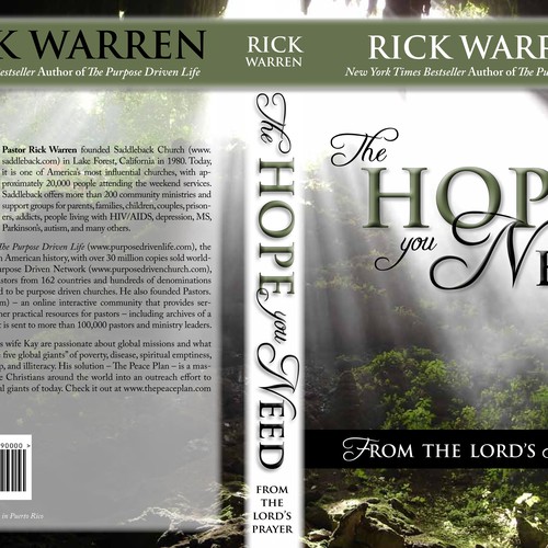 Design Rick Warren's New Book Cover Design réalisé par CynH