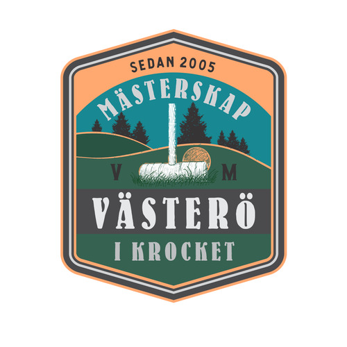 Legendary croquet tournament in Sweden. First logo ever. Looking for unique croquet vibe, creativity, and retro look! Design by DIMITAR LIASOVSKI