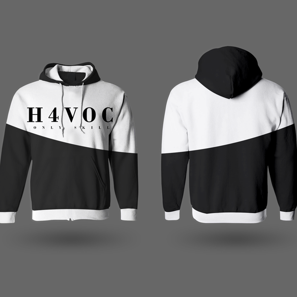 Design by Antoine. titled "Conception d'un Sweat pour l'équipe H4VOC "