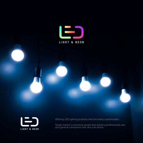 We are looking for a great logo for our LED lighting business Design by whelastudio