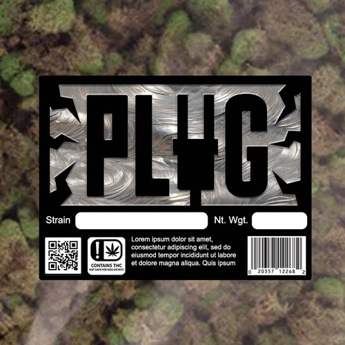 Design an urban looking label for a cannabis street brand that specializes in bulk flower sales Design by m(e_e)m