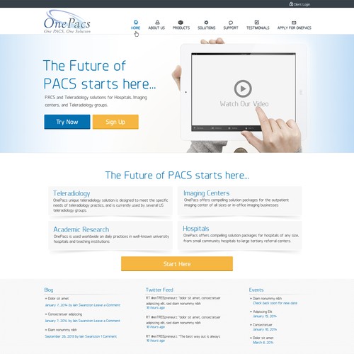 Web page design contest entry by dzineStylize