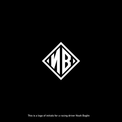Name Initials - NB - Racing Driver Design by deer203A