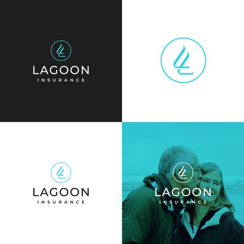 Diseño de Lagoon Logo de thetamlika®