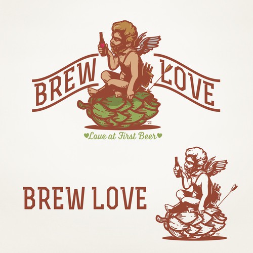 Design a craft brewery logo for love of people and beer Design by pmo