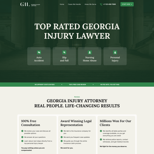 Landing page design contest entry by mihaimoldovan
