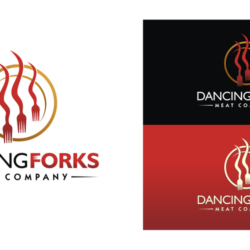 New logo wanted for Dancing Forks Meat Company デザイン by bintang boeana