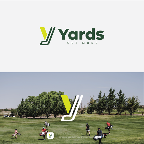 Yards golfing app logo Design by maskutut