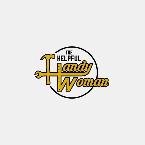 We need a design for our handywoman business that mixes masculine and feminine. Design by XarXi