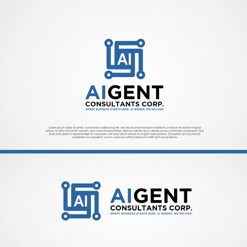 AI Agent Company: Appealing to small to medium sized businesses. Design by Vera™