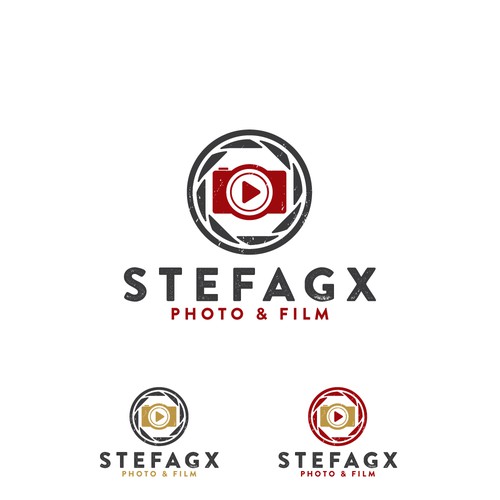Photographer and filmmaker logo in modern style. Company is restructured and gets a new name Design by Arsart Design