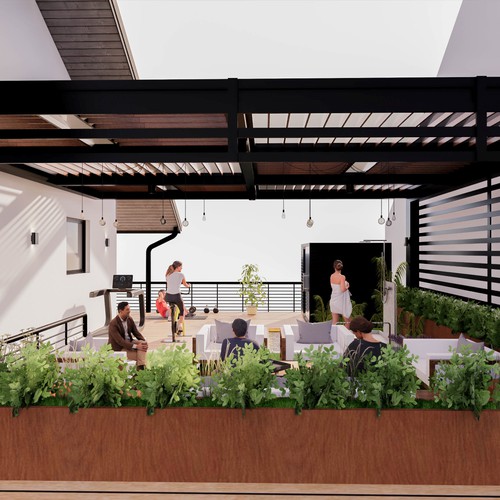 Ideation: Roof Top Terrace Design by Dsateli3r