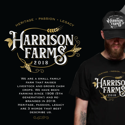 Multi-generational Farm Family needs People to notice Farmers! Farm Eat Sleep Repeat! Design by Him.wibisono51