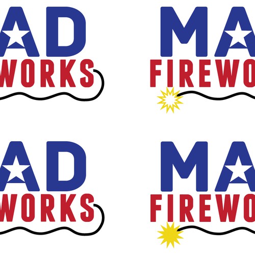 Help MAD Fireworks with a new logo Diseño de Lunaticus