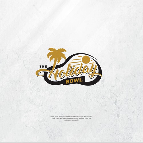 Holiday Bowl Logo Design by brancut_yuk