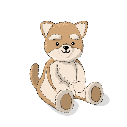 Weighted Stuffed Animal for Adults with Anxiety Disorders Design by rjo.studio