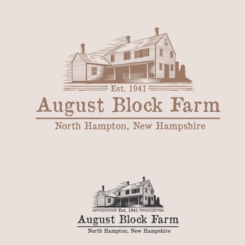 Create a vintage logo for a New England farm!!! Design by citra1988