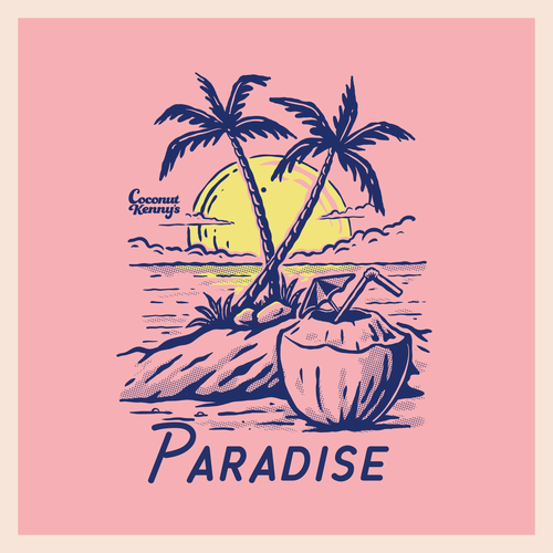 "Island-Themed Apparel Design for Pizza & Sandwich Restaurant" winning  by chusnanlutfi