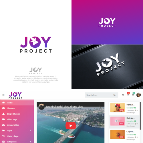 Design We need a joy filled logo for our tv shows! por coffeeandglory