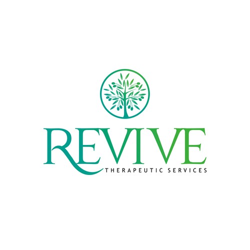 Looking for a modern, refreshing logo for Revive Therapeutic Services Design réalisé par Anthem.