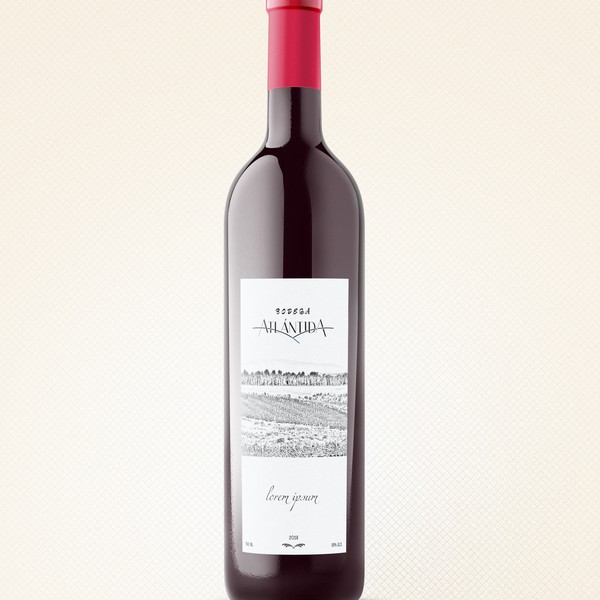 Label for wine brand