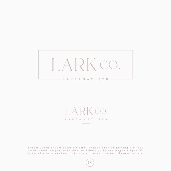 Elegant, modern and sophisticated logo