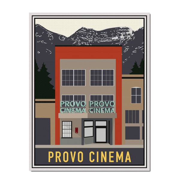 Provo Cinema Poster Michael Schwab Style