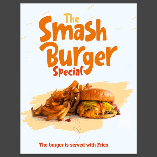 Smash Burger Marketing Materials Design by Designer Group