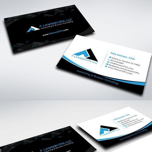 Create the next stationery for F. Lawson CPA, LLC Design by conceptu