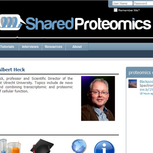 Design a logo for a biotechnology company website (SharedProteomics) Design by hattori